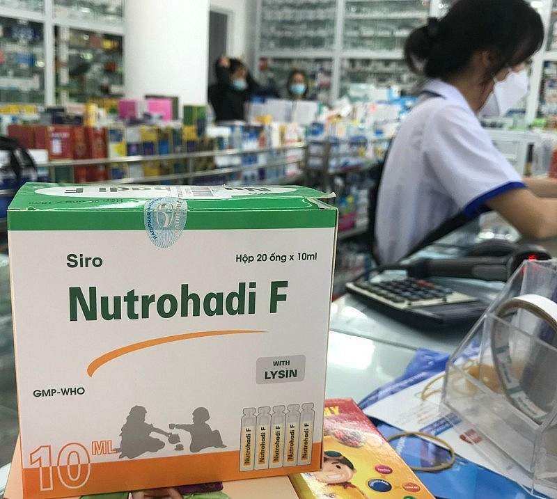 Thuốc bổ Nutrohadi F do Công ty Dược sản xuất.