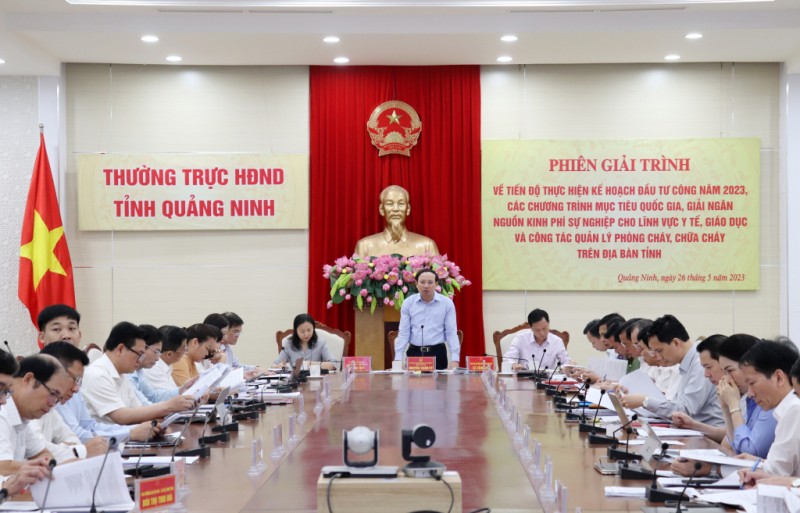ng Nguyễn Xuân Ký, Bí thư Tỉnh ủy, Chủ tịch HĐND tỉnh Quảng Ninh nhận diện những nguyên nhân khiến tỷ lệ giải ngân vốn đầu tư công còn chậm (Ảnh QMG)