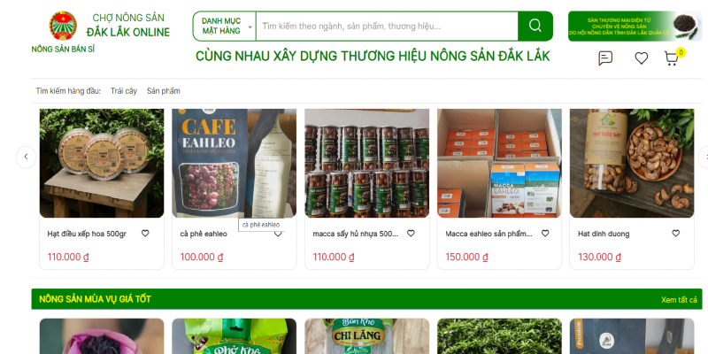 Chợ nông sản Đắk Lắk online: Khơi thông đầu ra cho sản phẩm của bà con dân tộc thiểu số