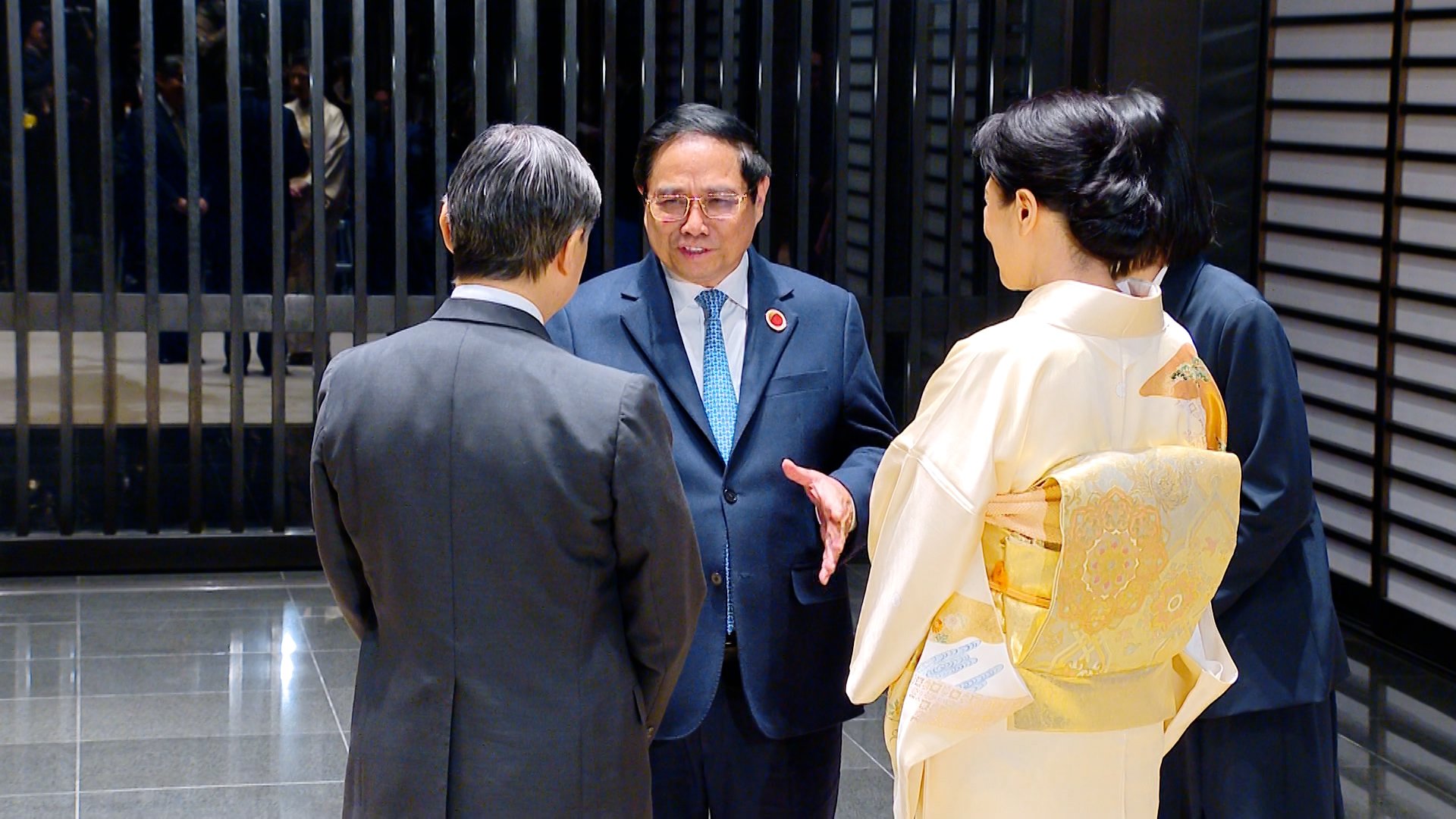 Thủ tướng Phạm Minh Chính hội kiến Nhà vua và Hoàng hậu Nhật Bản- Ảnh 1.