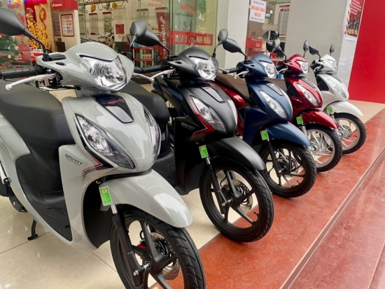 Doanh số bán xe máy của Việt Nam năm 2023 giảm trên 16% so với 2022
