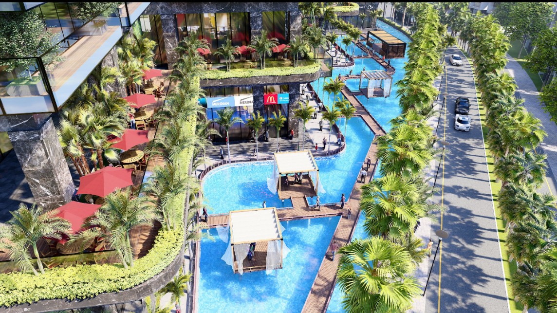 Tổ hợp căn hộ ‘chuẩn khách sạn ven sông Sài Gòn’ - Sunshine Sky City cất nóc toà S4