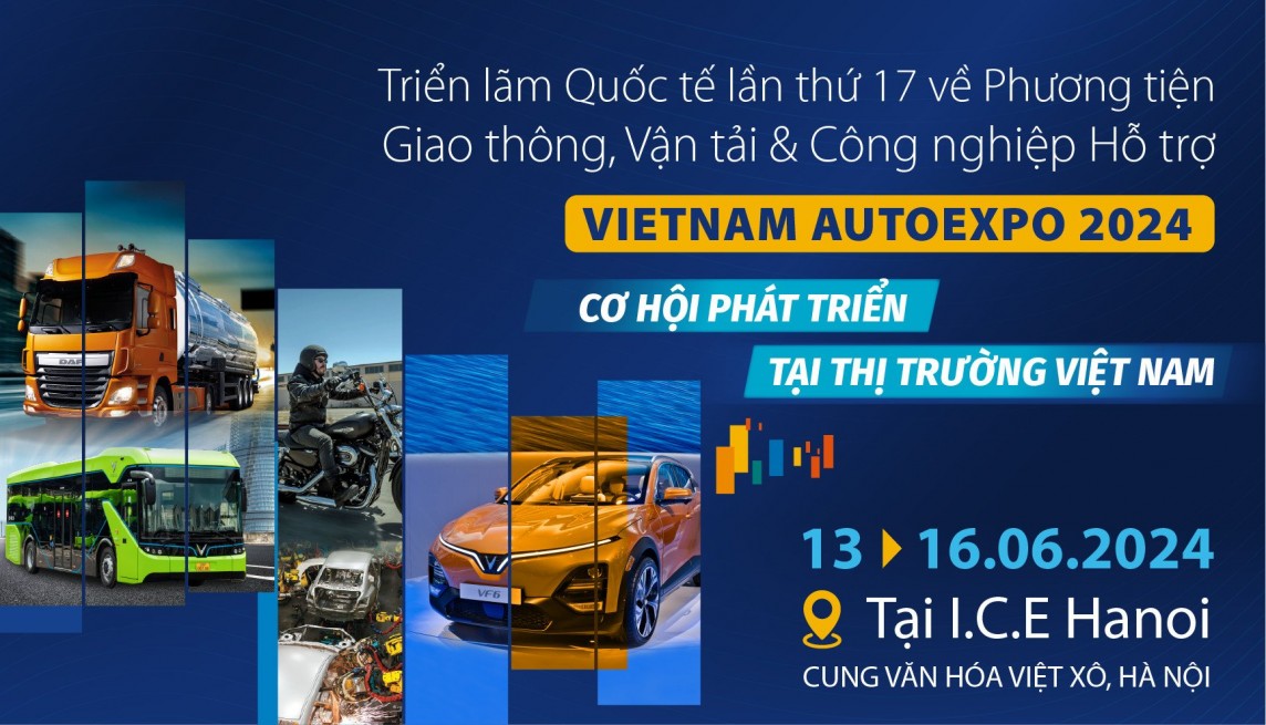 Gần 200 công ty trong và ngoài nước tham gia triển lãm quốc tế Vietnam Autoexpo 2024