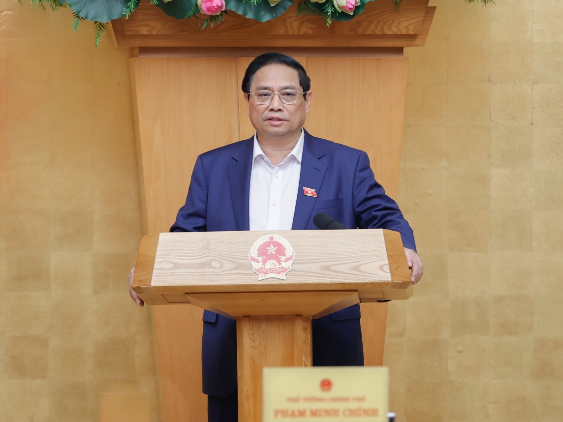 Thủ tướng Phạm Minh Chính chủ trì phiên họp Chính phủ thường kỳ tháng 5/2024