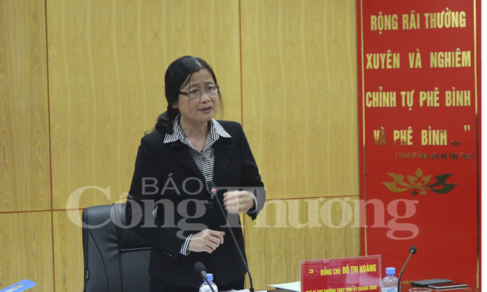 Phó Bí thư Thường trực tỉnh ủy Quảng Ninh làm việc với Đảng ủy Than Quảng Ninh