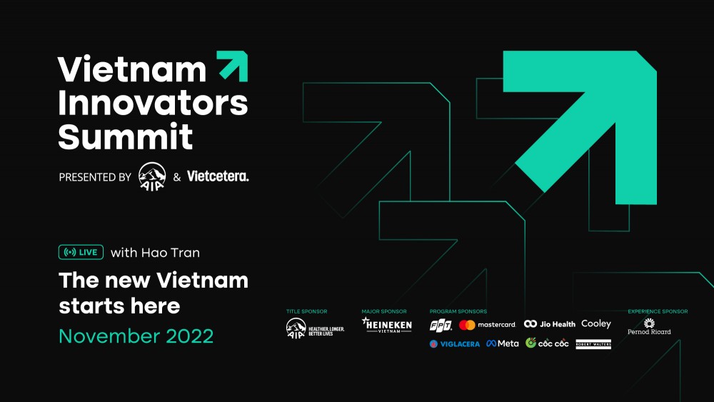 Vietnam Innovators Summit - sự kiện kinh doanh đổi mới sáng tạo sẽ khai mạc vào tháng 11/2022