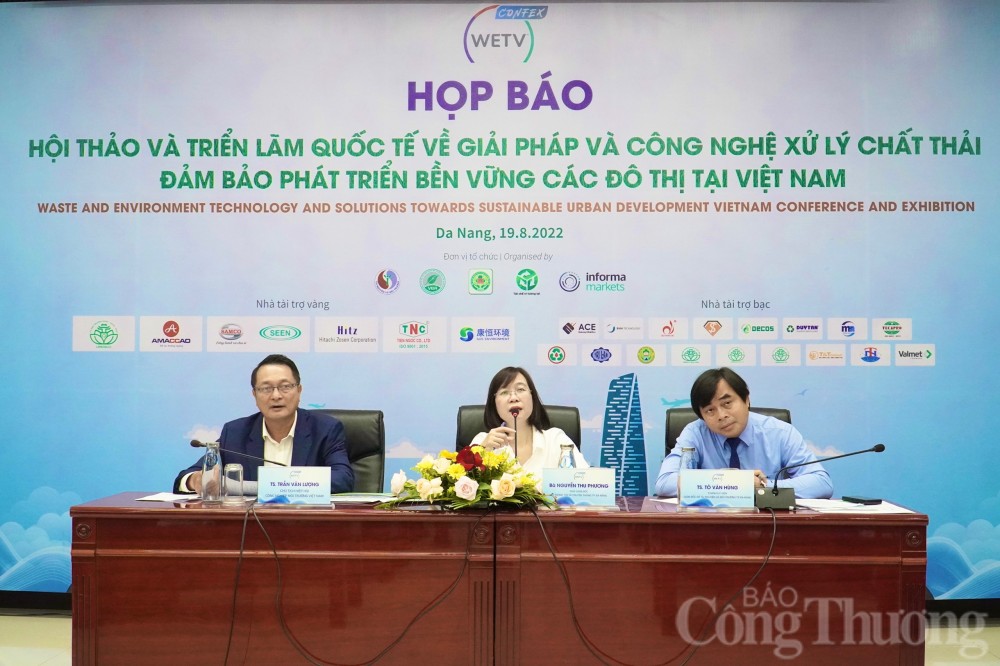 Sẽ diễn ra Hội thảo và Triển lãm quốc tế về Giải pháp và Công nghệ xử lý chất thải tại các đô thị Việt Nam tại thành phố Đà Nẵng
