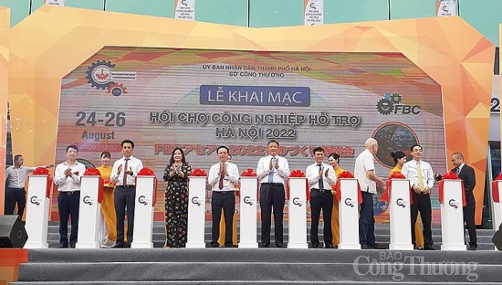 Khai mạc Hội chợ Công nghiệp hỗ trợ TP. Hà Nội năm 2022