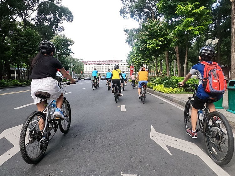 Đoàn Thanh niên Công ty Quản lý dự án Khí tổ chức Chương trình đạp xe - Cung đường “Địa chỉ đỏ”
