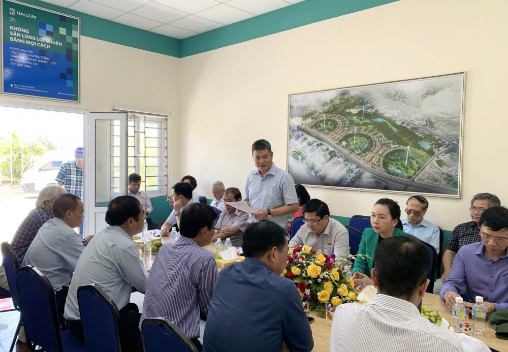 Đoàn công tác Uỷ ban Khoa học, Công nghệ và Môi trường Quốc hội thăm và làm việc tại nhà máy Phong Điện Phương Mai 3