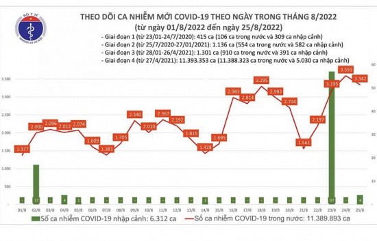 Covid-19 hôm nay 25/8: Tiếp tục ghi nhận 2 ca tử vong tại Bà Rịa - Vũng Tàu và Tây Ninh