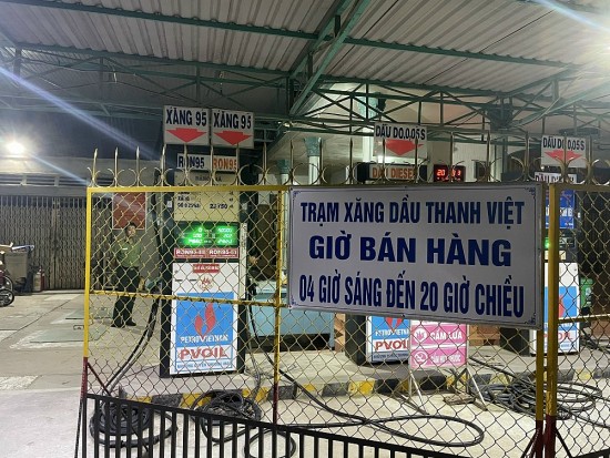 Cửa hàng xăng dầu Thanh Việt tại Tây Ninh bị phạt vì giảm thời gian bán hàng