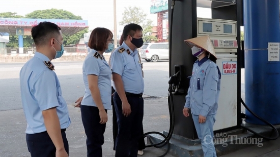 Tổng cục QLTT kiểm tra hoạt động kinh doanh xăng dầu tại Hà Nội, Vĩnh Phúc, Thái Nguyên