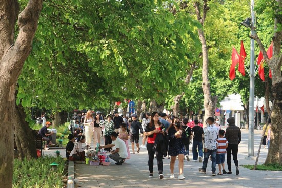 Dịp nghỉ lễ 2/9: Hơn 400 nghìn lượt khách du lịch đến Hà Nội