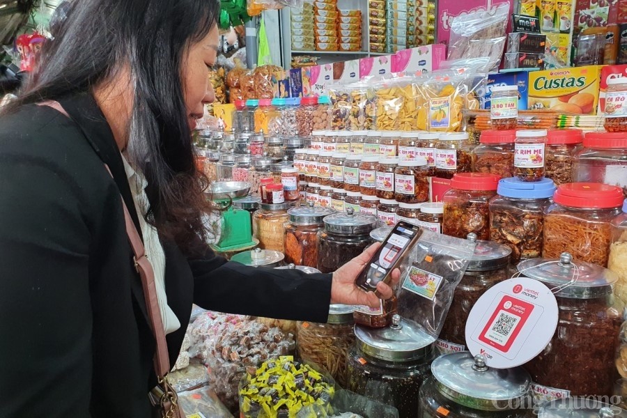 Đà Nẵng: Đến hết năm 2022, 100% chợ loại 2 triển khai hình thức thanh toán QR Code