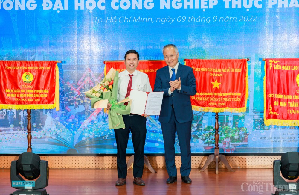Trường Đại học Công nghiệp Thực phẩm TP. Hồ Chí Minh có thêm Phó hiệu trưởng mới