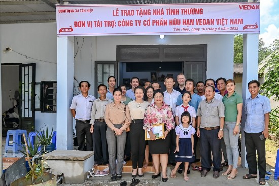 Vedan Việt Nam tặng “ngôi nhà mơ ước” cho các hộ dân nghèo