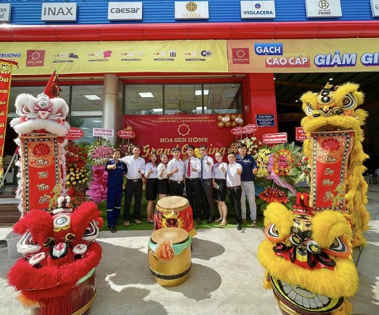 Hoa Sen Home khai trương siêu thị thứ 110 tại An Giang