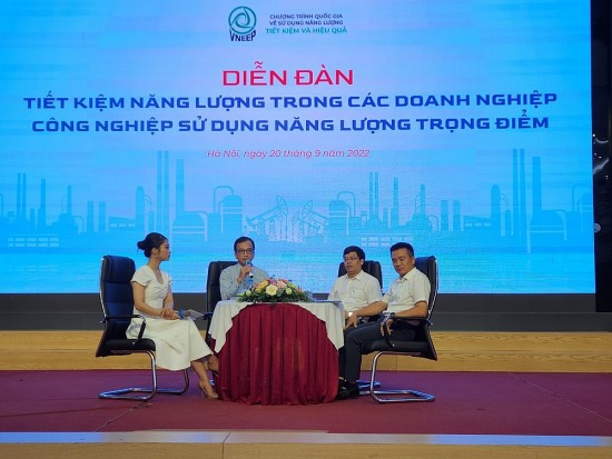 Diễn đàn Tiết kiệm năng lượng trong các doanh nghiệp công nghiệp sử dụng năng lượng trọng điểm