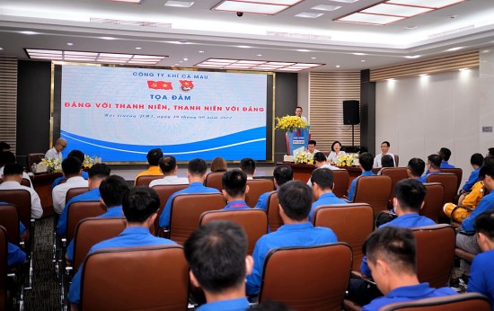 Công ty Khí Cà Mau tổ chức tọa đàm “Đảng với thanh niên, thanh niên với Đảng” năm 2022