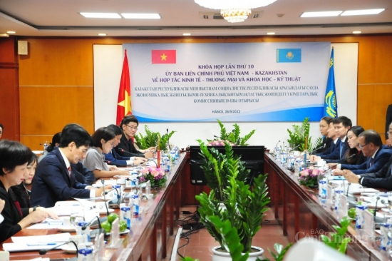 Khoá họp lần thứ 10 Uỷ ban liên Chính phủ Việt Nam - Kazakhstan về hợp tác kinh tế - thương mại và khoa học - kỹ thuật