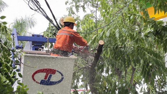 Tổng công ty Điện lực miền Trung đã khôi phục cấp điện 18,13% số khách hàng bị mất điện do bão