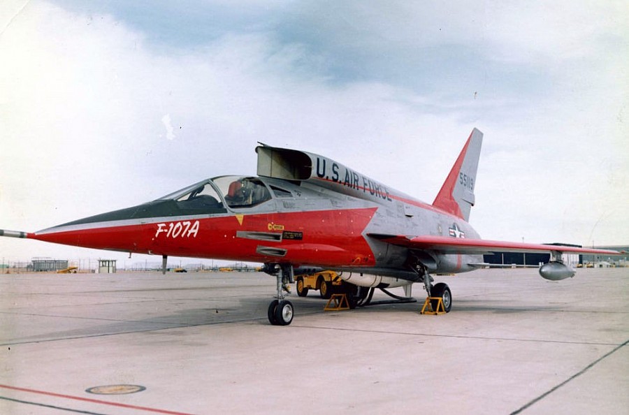North American F-107, 1956