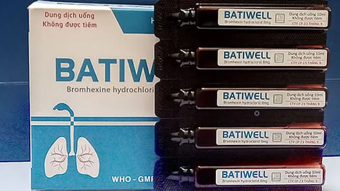 Cục Quản lý Dược thông báo thu hồi toàn quốc lô thuốc trị nhiễm khuẩn hô hấp Batiwell