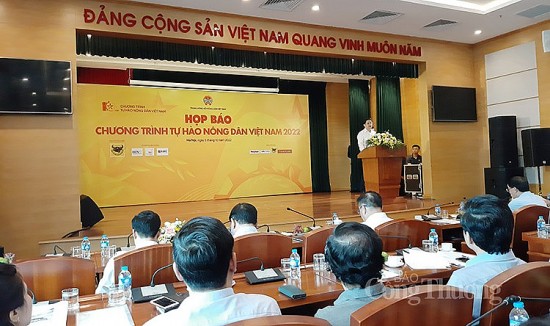 Họp báo Chương trình Tự hào Nông dân Việt Nam năm 2022