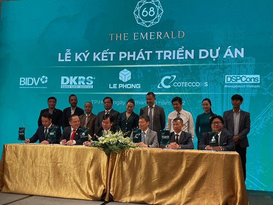 Tập đoàn Lê Phong, Coteccons và các đối tác ký kết phát triển dự án The Emerald 68