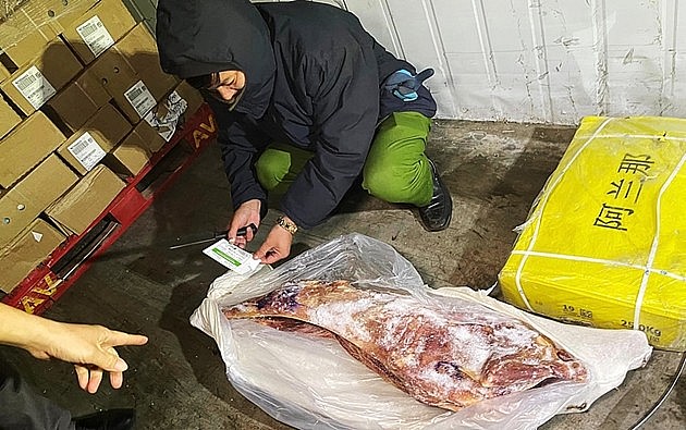 Quản lý thị trường Hà Nội phát hiện 90 tấn thực phẩm đông lạnh hết hạn sử dụng 2 năm