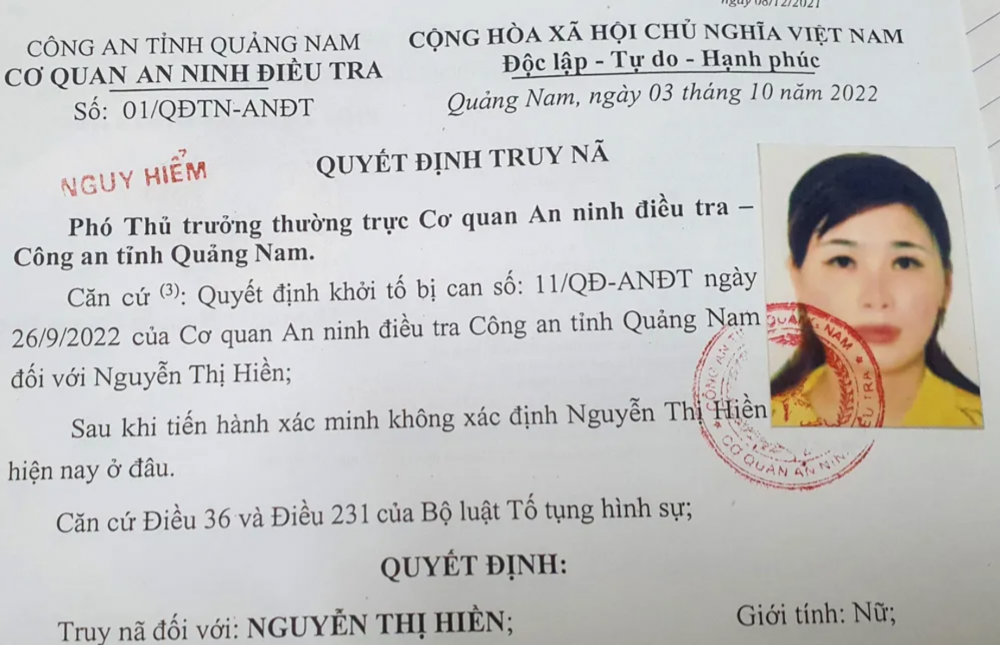 Quảng Nam: Truy nã đối tượng tổ chức đưa người sang Campuchia làm 