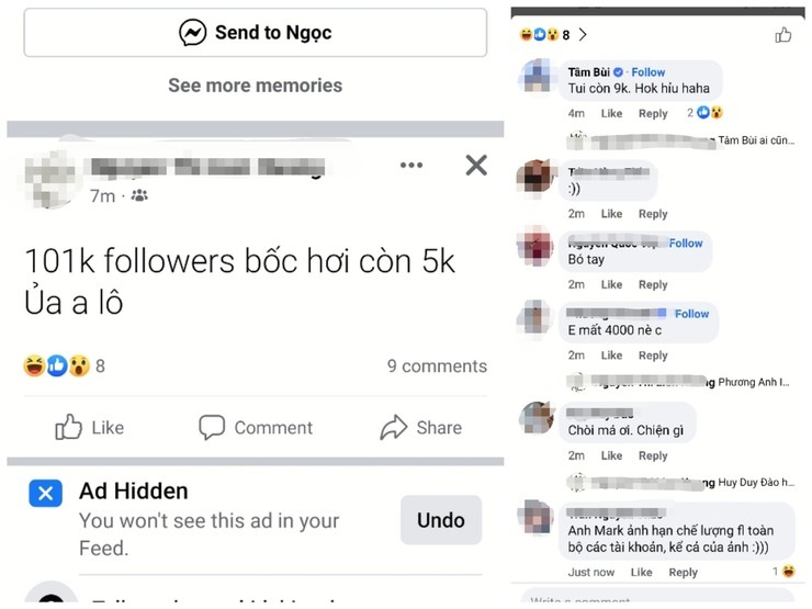Facebook lên tiếng về việc hàng loạt tài khoản KOLs bị rớt thảm lượt followers