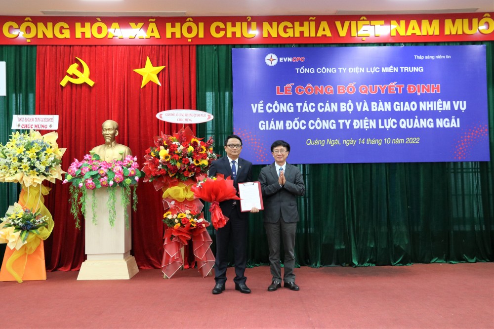 Ông Quách Phạm Cường giữ chức vụ Giám đốc PC Quảng Ngãi