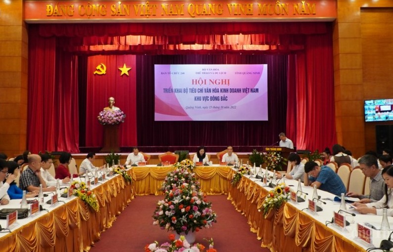 Hội nghị triển khai tiêu chí văn hoá kinh doanh Việt Nam khu vực Đông Bắc