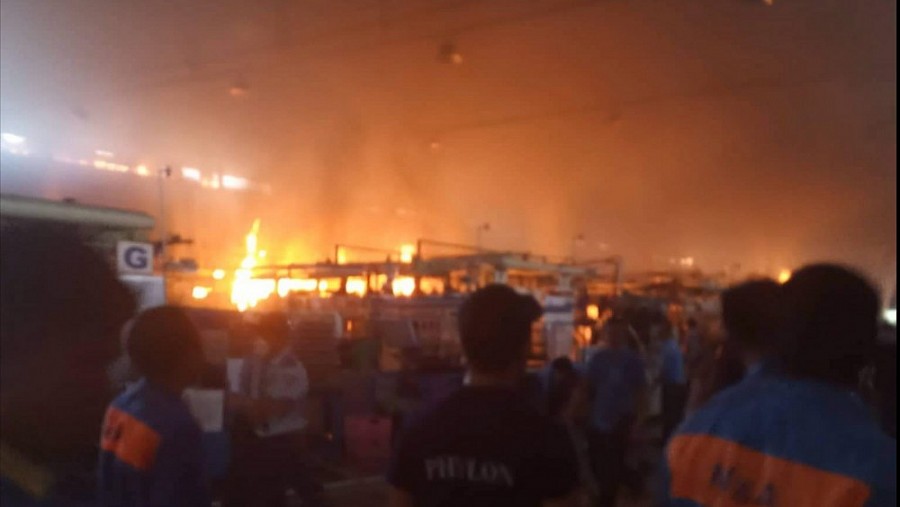 Đồng Nai: Cháy lớn tại Công ty Changshin Việt Nam