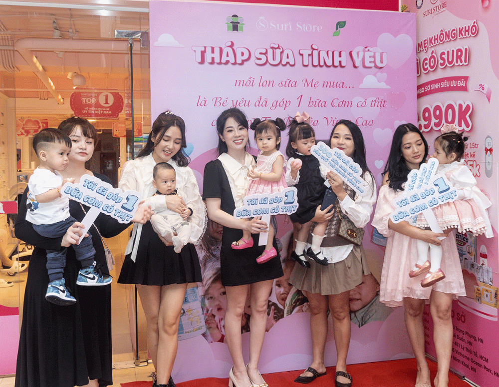 DETECHbio cùng Công ty Suri Store Việt Nam kích hoạt chương trình Tháp sữa Tình yêu