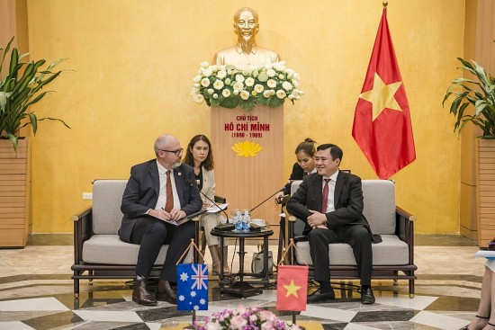 Thứ trưởng Nguyễn Sinh Nhật Tân đề xuất 3 nội dung hợp tác Việt Nam-Úc
