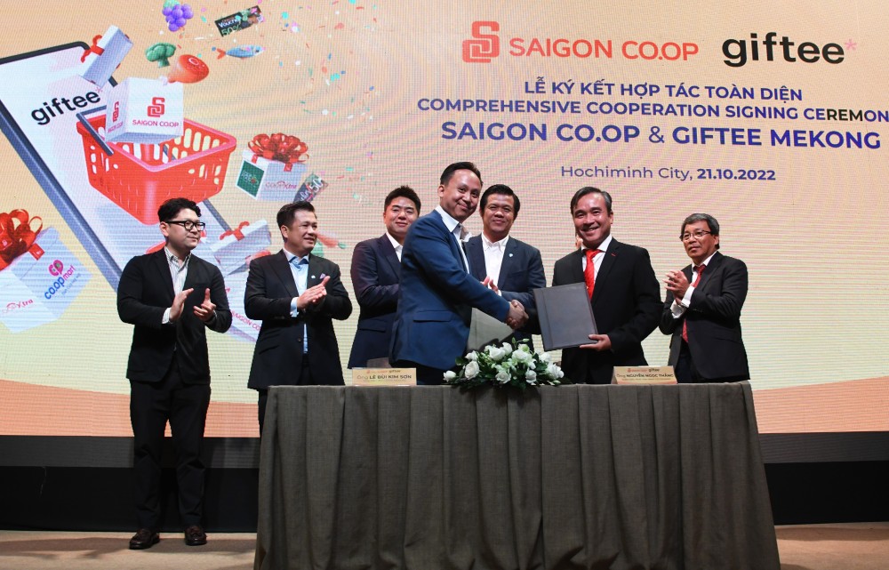 Saigon Co.op hợp tác Giftee Mekong ra mắt phiếu mua hàng điện tử