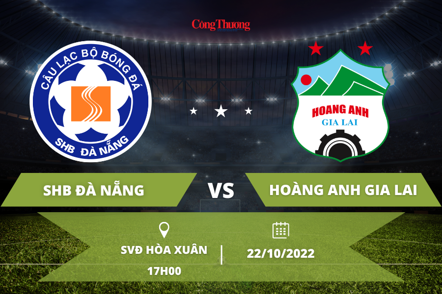 Link xem trực tiếp SHB Đà Nẵng - HAGL (17h00 ngày 22/10) tại vòng 21 V-League 2022
