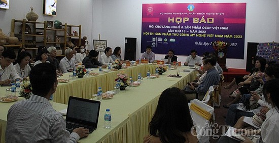 Hội chợ làng nghề và sản phẩm OCOP Việt Nam lần thứ 18 diễn ra ngày 2/11