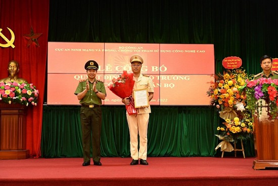 Trung tá Triệu Mạnh Tùng được bổ nhiệm Phó Cục trưởng An ninh mạng