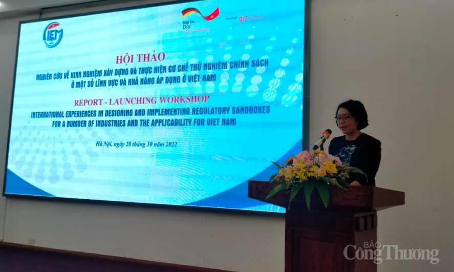 Công bố báo cáo nghiên cứu về xây dựng và thực hiện cơ chế thử nghiệm tại Việt Nam