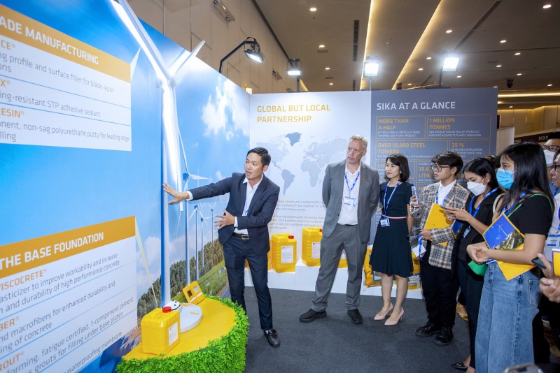 SIKA® Việt Nam giới thiệu chuỗi giải pháp bền vững cho điện gió