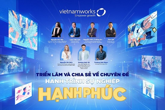 VietnamWorks tổ chức triển lãm và chia sẻ về chuyên đề hành trình sự nghiệp hạnh phúc