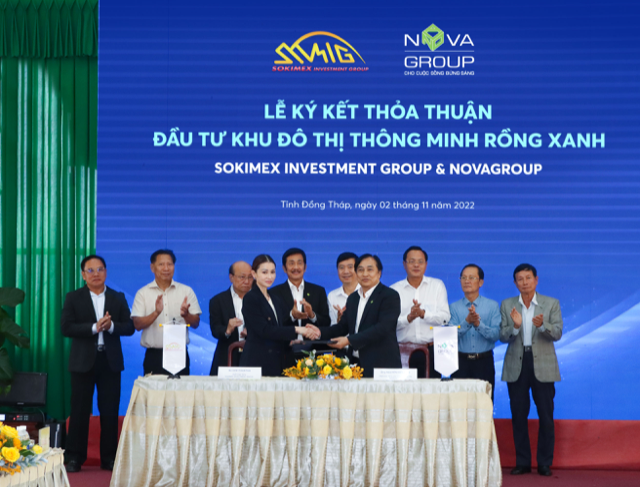 NovaGroup và Sokimex ký cam kết đầu tư, phát triển dự án khu đô thị Blue Dragon