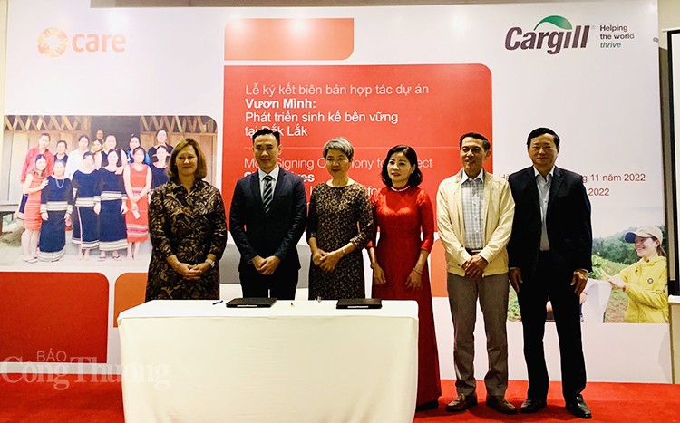 Cargill Việt Nam “bắt tay” cùng CARE International phát triển nông nghiệp bền vững tại Đắk Lắk