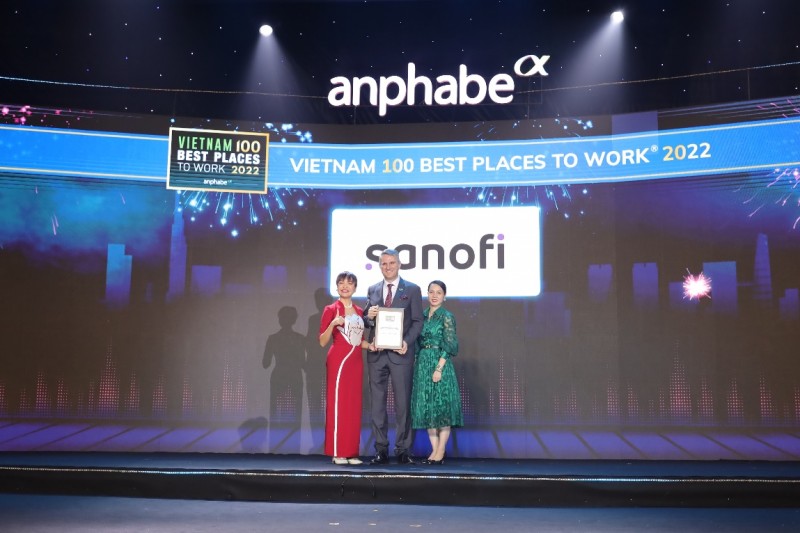 Sanofi thăng hạng, giữ vị trí cao trong “Top 100 nơi làm việc tốt nhất Việt Nam 2022”