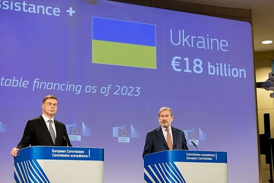 Gói hỗ trợ kinh tế 18 tỷ euro của EU và khoản vay 35 năm của Ukraine