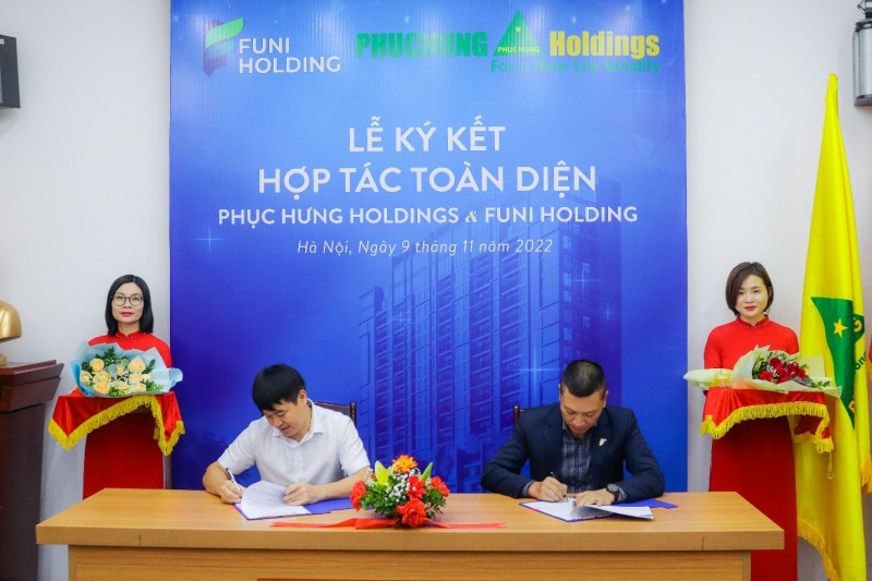Phục Hưng Holdings và Funi Holding ký kết hợp tác toàn diện